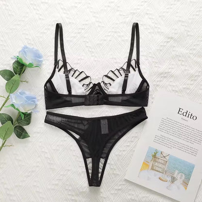 Monochrome Luxury Lingerie Set
