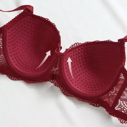 Lime Watch Elegant Lace Lingerie Set – Luxurious Floral Underwired Bra & Panty Set