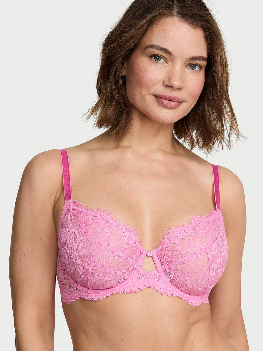 Whisper Lace Unlined Demi Bra