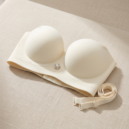 Comfortable Ultra-Thin Seamless Everyday Bra with Adjustable Straps