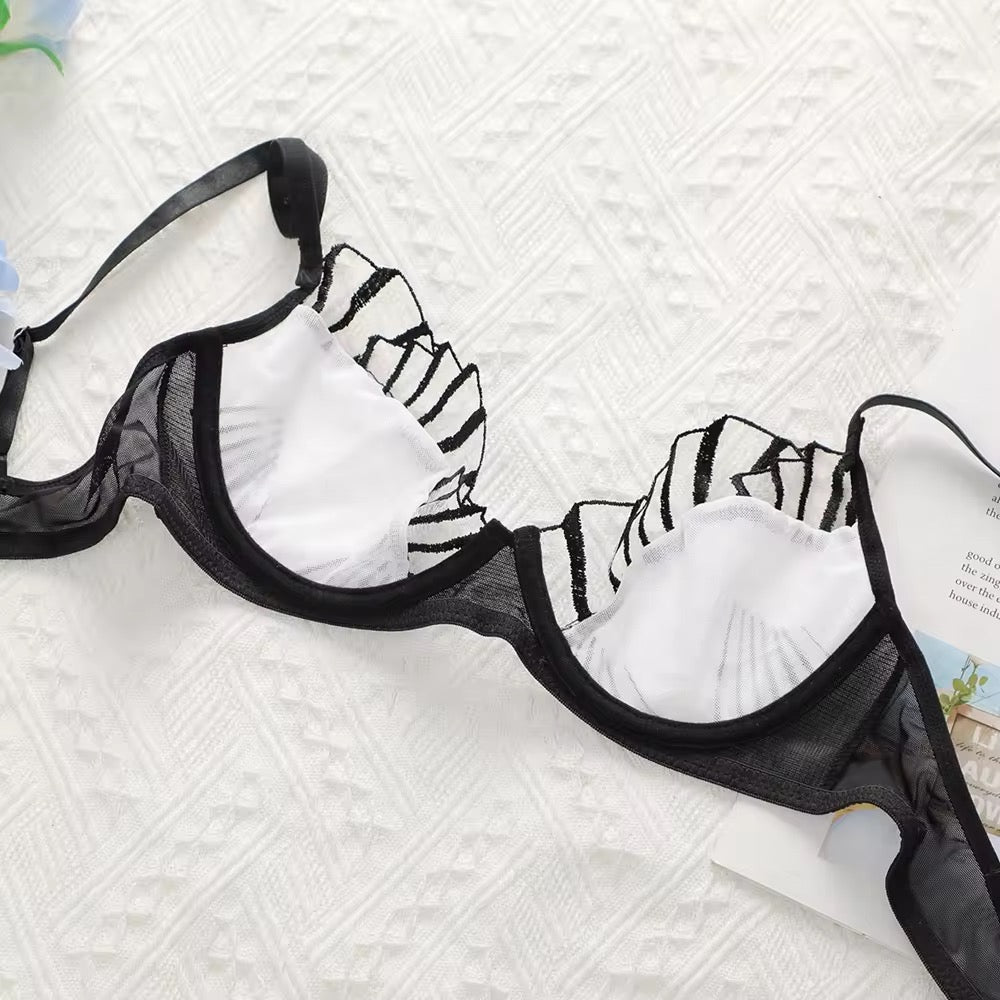Monochrome Luxury Lingerie Set