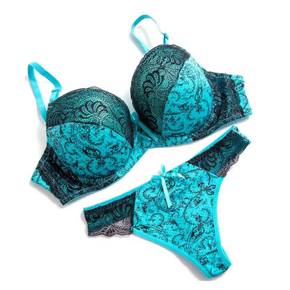 Padded Bra and Matching Thong Panty