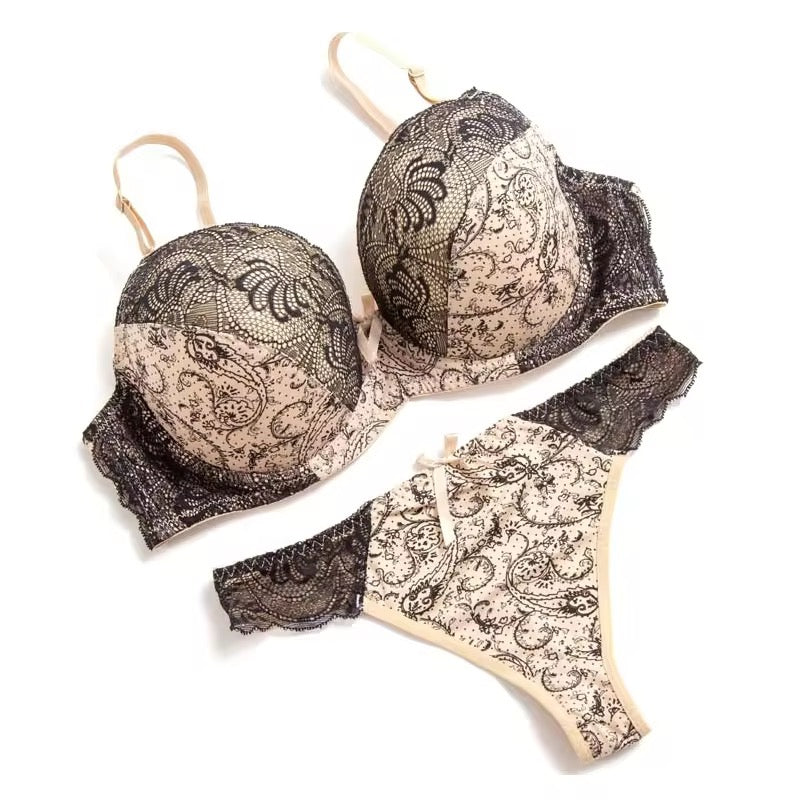 Padded Bra and Matching Thong Panty