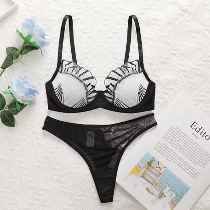 Monochrome Luxury Lingerie Set
