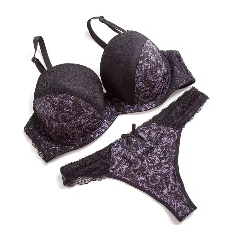 Padded Bra and Matching Thong Panty