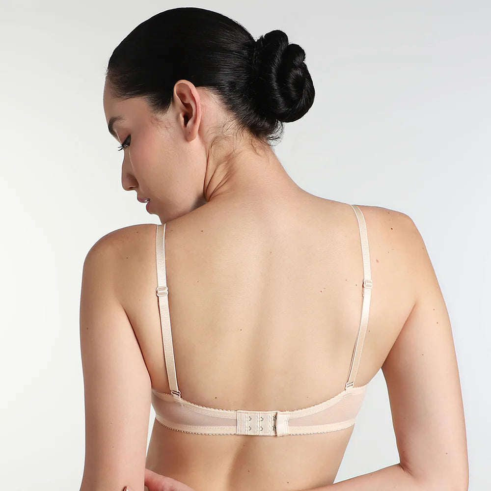 Mint Breeze Full-Coverage Lace Bra