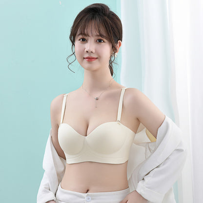 Comfortable Ultra-Thin Seamless Everyday Bra with Adjustable Straps
