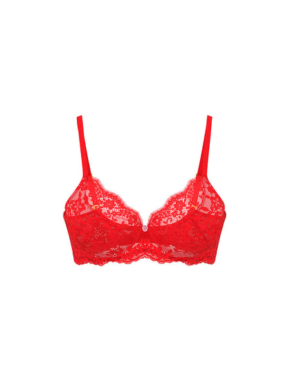 Whisper Lace Unlined Demi Bra