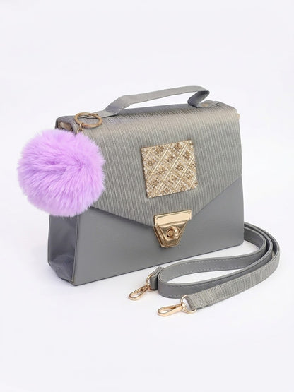 Textured Crossbody Handbag