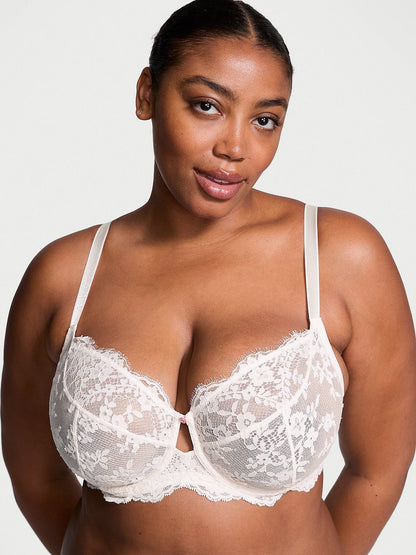 Whisper Lace Unlined Demi Bra