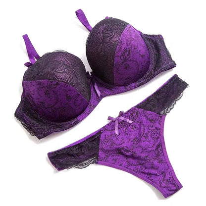 Padded Bra and Matching Thong Panty