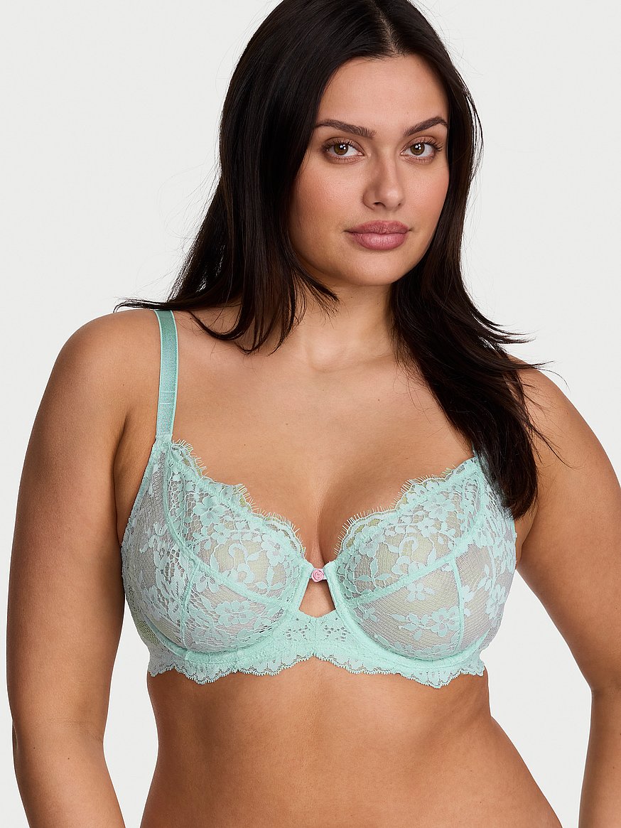 Whisper Lace Unlined Demi Bra
