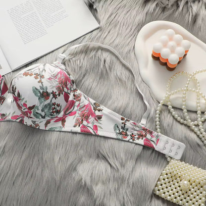 Tropical Bloom Floral Lingerie Set