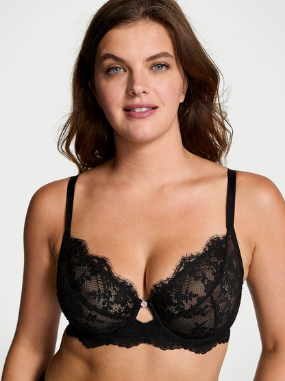 Whisper Lace Unlined Demi Bra
