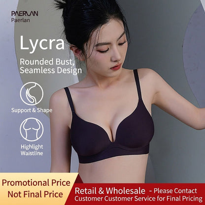 Paerlan Lycra Seamless Push-Up Bra - Instant Volume & Sculpting Fit