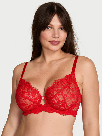 Whisper Lace Unlined Demi Bra